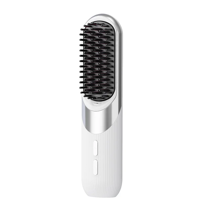 Smart Library Hair Tools Cordless Electric Hair Brush Straightening Professional Heating Comb Hot Styler Wireless Hair Straighte