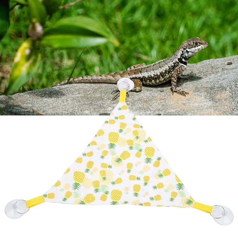 Reptile Hammock Lounger Ladder Accessories Set for Small Bearded Dragons Hamster Anole Geckos Lizards Snakes Reptile Accessorie