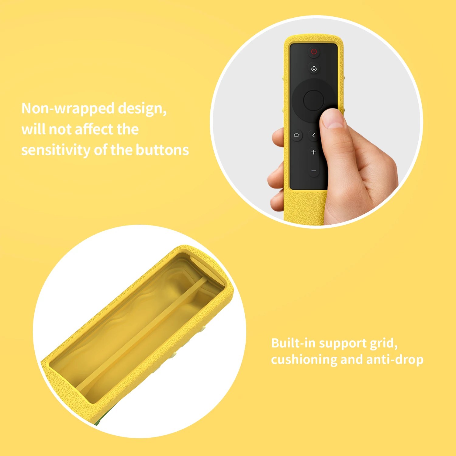 サイカイ-Xiaomi mi TV用シリコンケース,リモコン付き,耐衝撃性,Xiaomi 4 4a 4c用