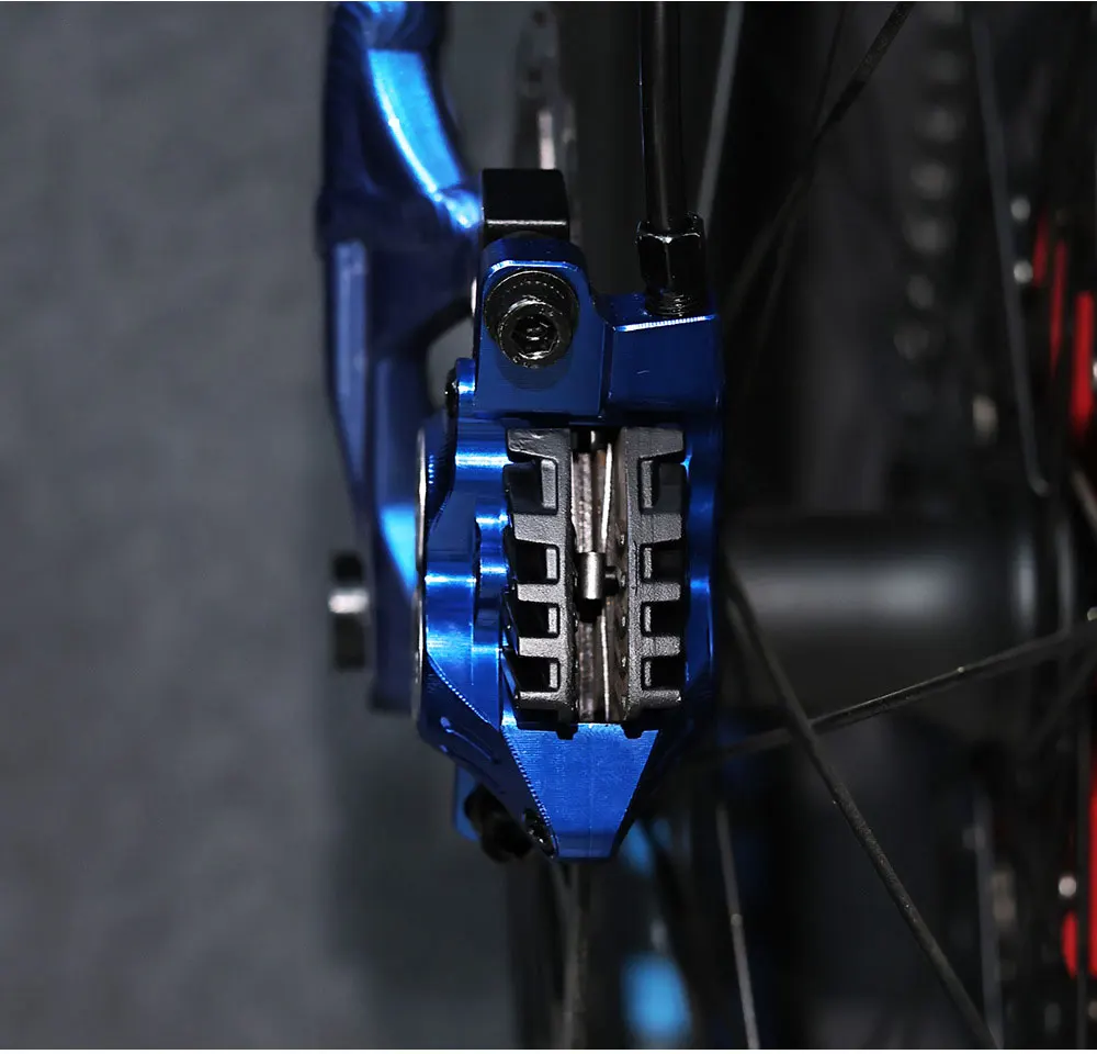 IIIPRO E4 Fahrrad-Hydraulikbremssätze, geteilt, 800/1550 mm, 4-Kolben-Aluminiumlegierung, MTB, Mountainbike, Öl, Scheibenbremssattel und Hebel – Detail 8
