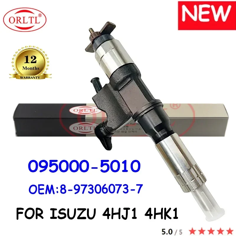 

Топливная форсунка ORLTL Diesel 095000-5010 0950005010 5010 OEM:8-97306073-7 для ISUZU 4HJ1 4HK1, оригинальная
