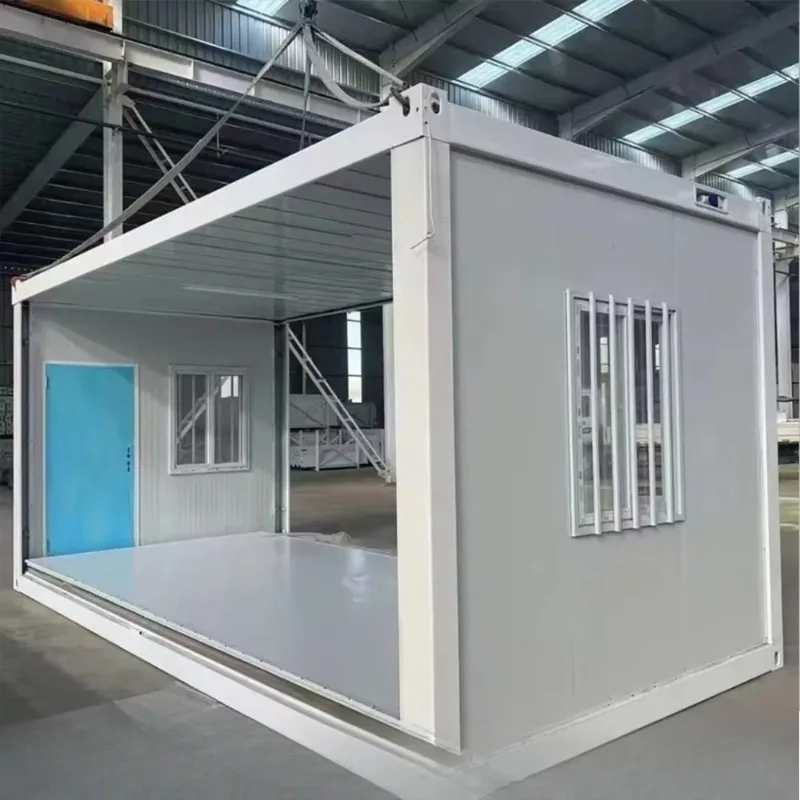 Customized Foldable Prefab House with Wheels Mobile Towing Folding Container Home for Caravan or RV Replacement