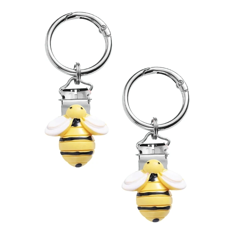 

Нержавеющая дорожная удобная крышка с зажимом в виде пчел/божьих коровок для солнцезащитных очков и шляп J0MC