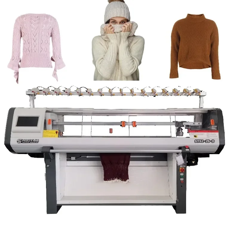 NINGBO HAOYUE Simple Double System Industrial Fully Automatic Sweater Making Flat Knitting Machine