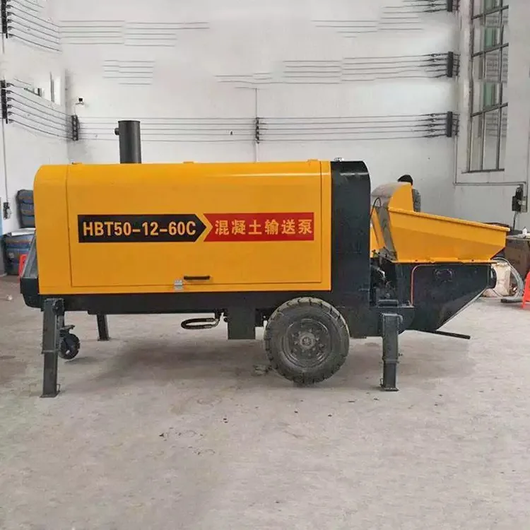 Customized Efficient 2025 Mobile Concrete Transfer Pump For Building Projects Diesel-Powered Concrete Conveying Pump