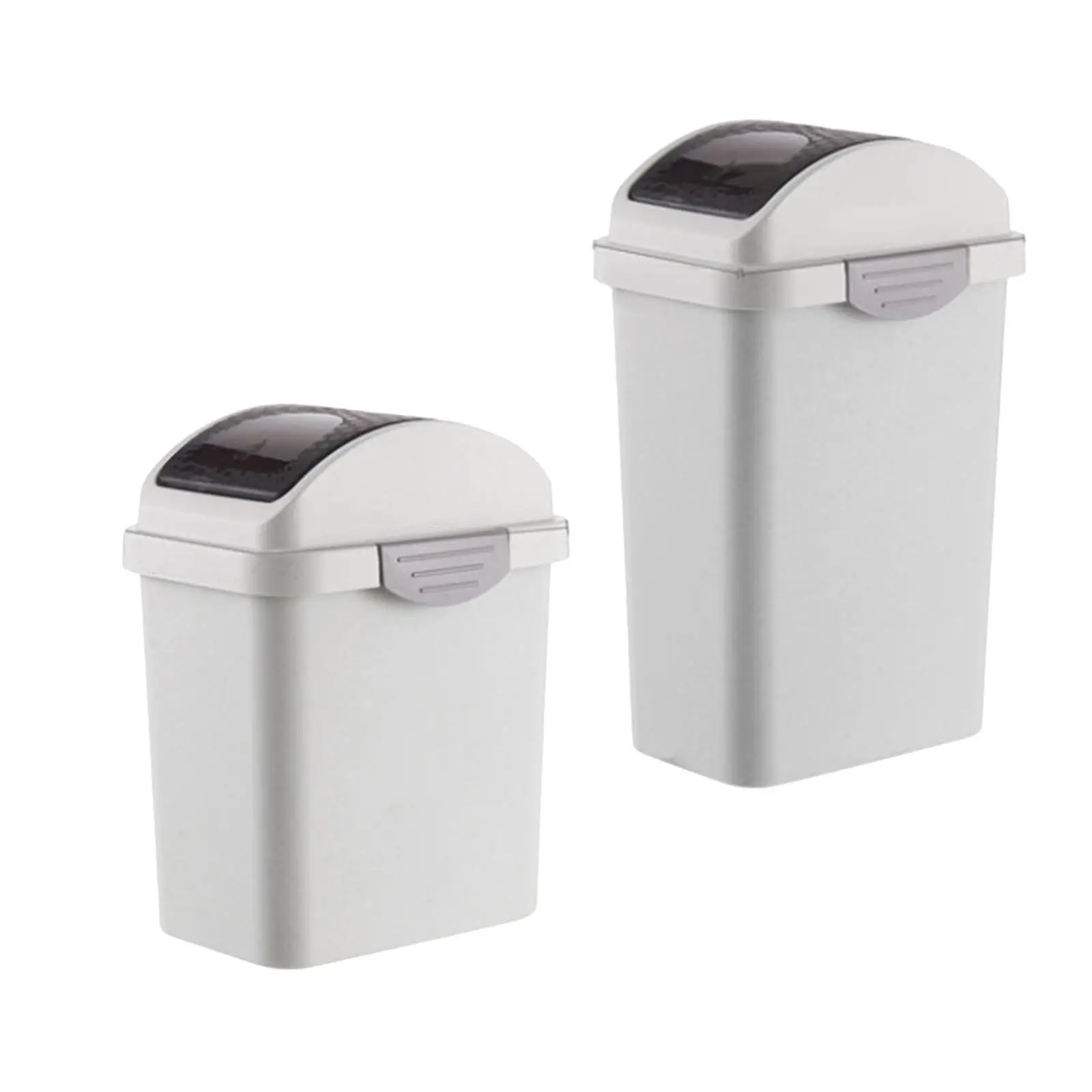 Deluxe Dustbin with Shaker Lid Storage Bucket Shell Disposal Bin