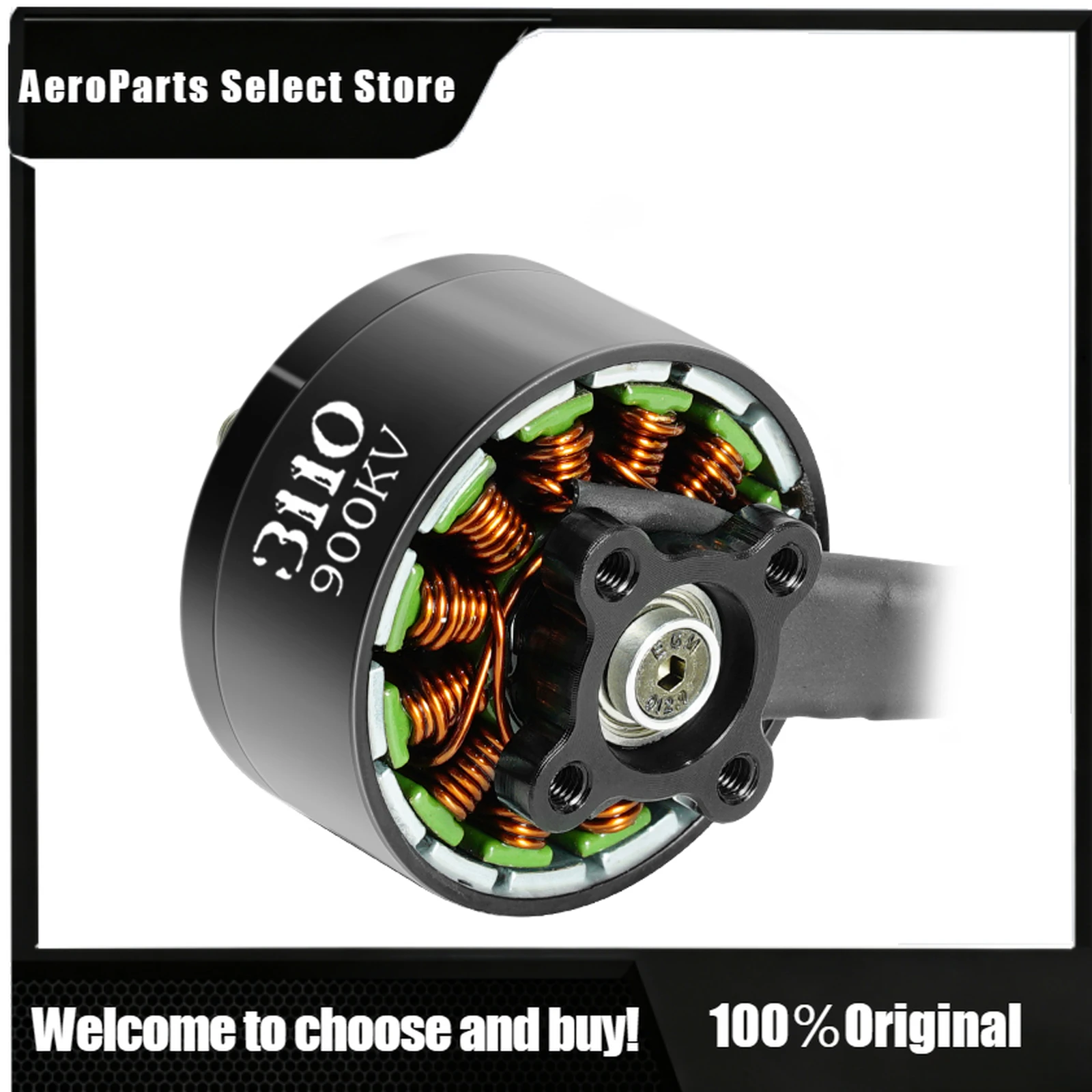 APStoreFLASHHOBBY A3115 A3110 3115 900KV Brushless Motor 6S LIPO For FPV Freestyle 9inch 10inch Long Range Cinelifter Drones RC