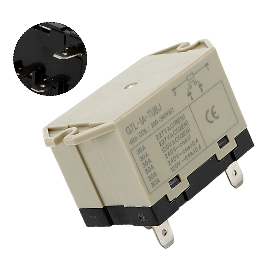 AC compressor controller relay G7L1ATUBJ for air conditioning systems 30A current rating flame retardant housing