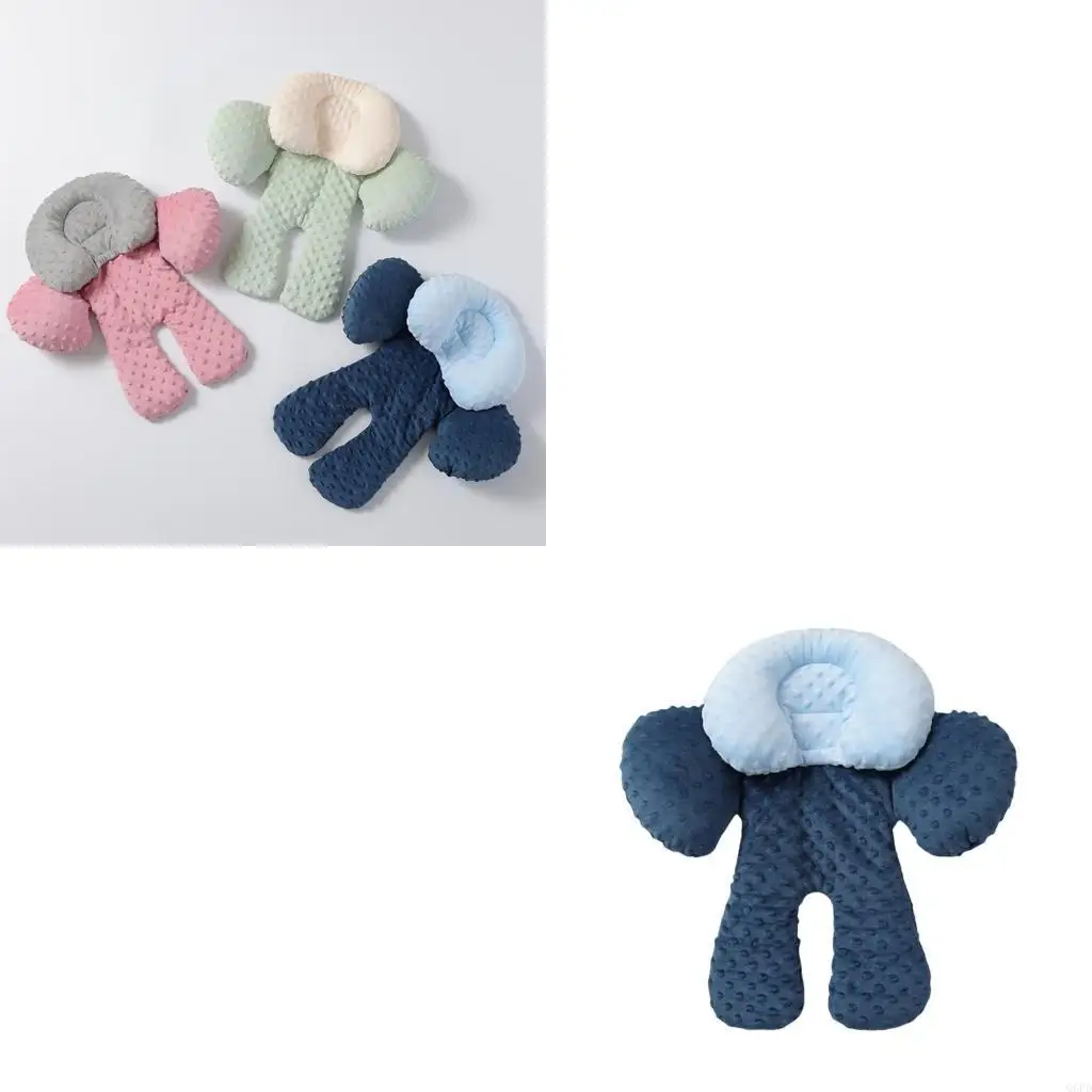 

2 in 1 Design Baby Car Cushion Soft and Breathable Pram Insert for Infant Safety in Carseats Strollers and Swings