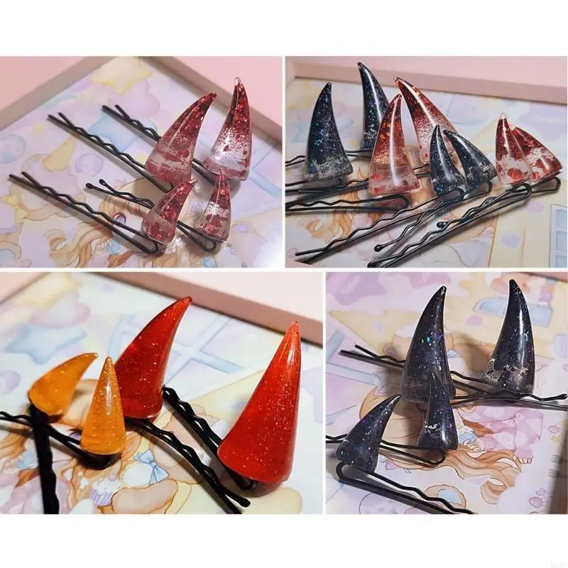 91AF Silicone Mold Realistic Devil Claw Horns Crafts Molds Cosplay Props Moulds Horn Claw Accessory Mould for DIY Hand-Making