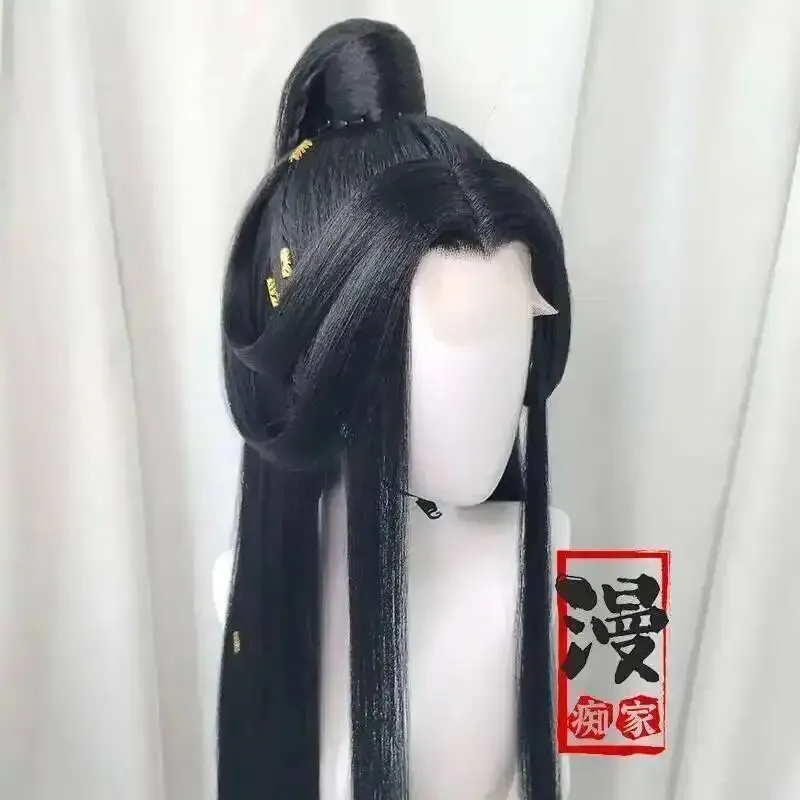 lili 123Styled Tai Zi Yue Shen Customized Tian Guan Ci Fu Heaven Official’s Blessing Huacheng Cosplay Wig Xie Lian