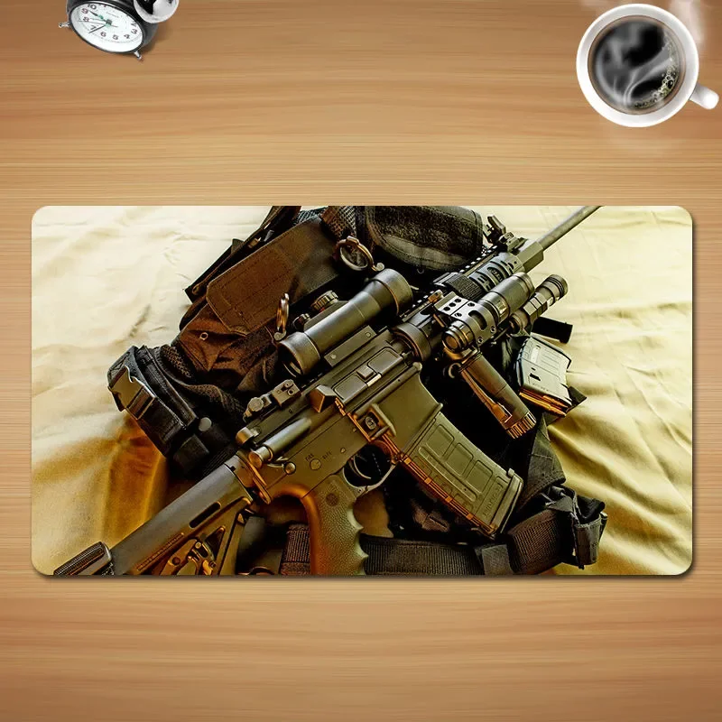 Military Camo Mouse Pad - Tactical Non-Slip Rubber Mat for Gaming & Office, Army Green Design with Precision Control Surface
