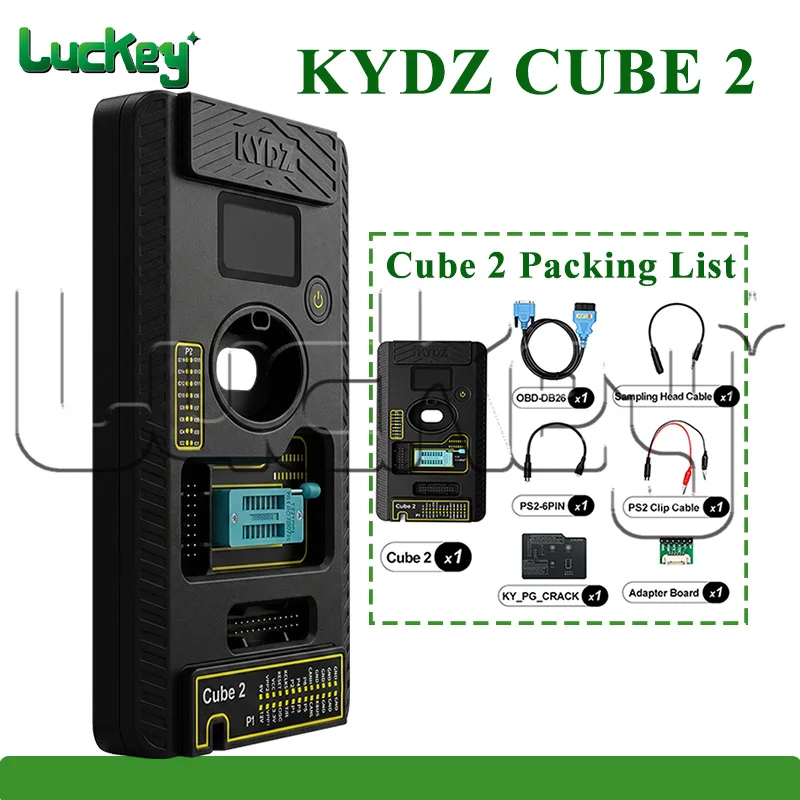 KYDZ CUBE 2 Car Key Programmer Tool Generation Identify Read Copy Chip PKE Detection For 46 4D 4C 48 Clone Device Code Readers