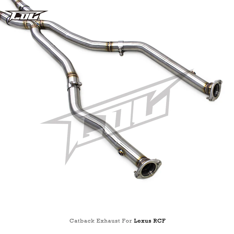 Boska Stainless Steel Exhaust Pipe Muffler  for  RC F/ 5.0L 2015-2021  Sport Exhaust System