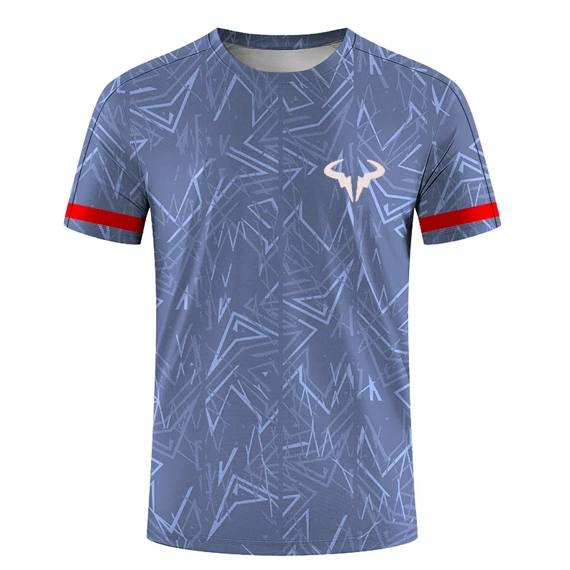 2024 Summer Man T-Shirt Badminton Tennis Series 3D Printed Men's Women's Outdoor Extreme Sports Short Sleeved O Neck T-shirt