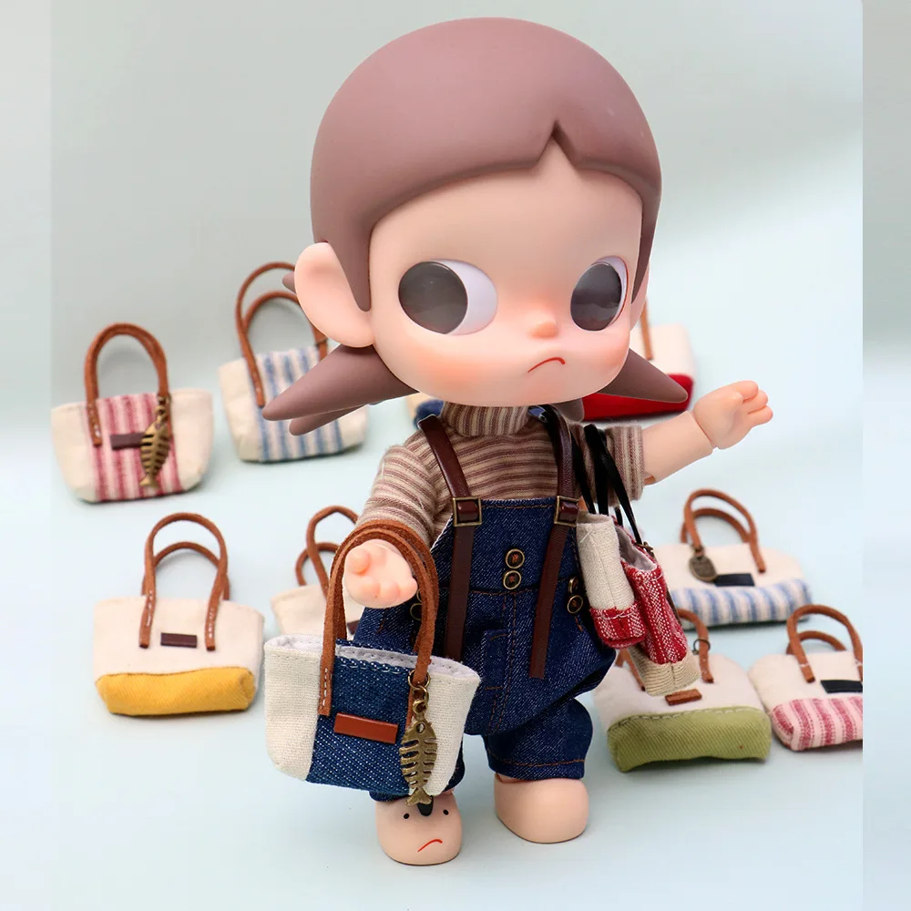 

The New Hot-selling Zsiga Bag Doll Decoration Bag Simple and Versatile Creative Color Matching Canvas Bag Small and Cute Bag