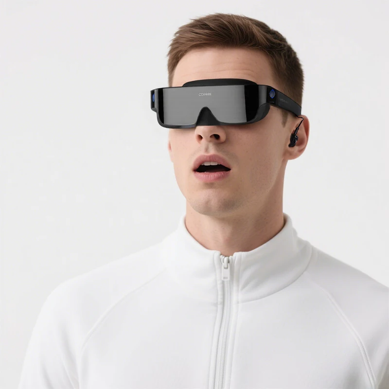 

CORNMI Immersive 3D Hardware 1000" VR Glasses for Private Cinema & Gaming Head Mounted Display