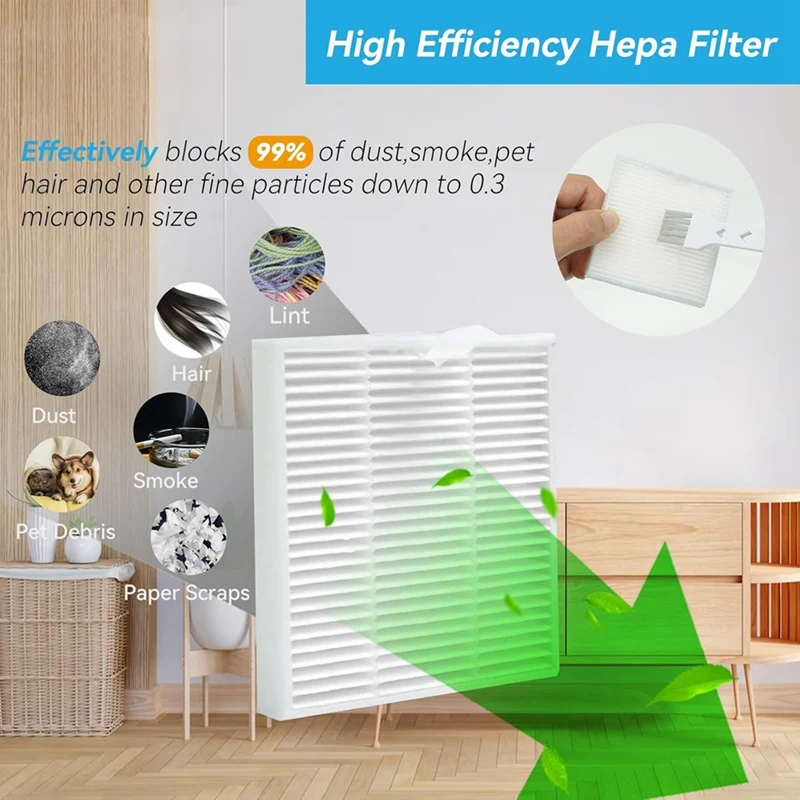 B58B-Replacement Accessories For Airrobo T20+ Robot Vacuum Cleaner Parts Main Side Brushes HEPA Filters Dust Bags Mop Pads