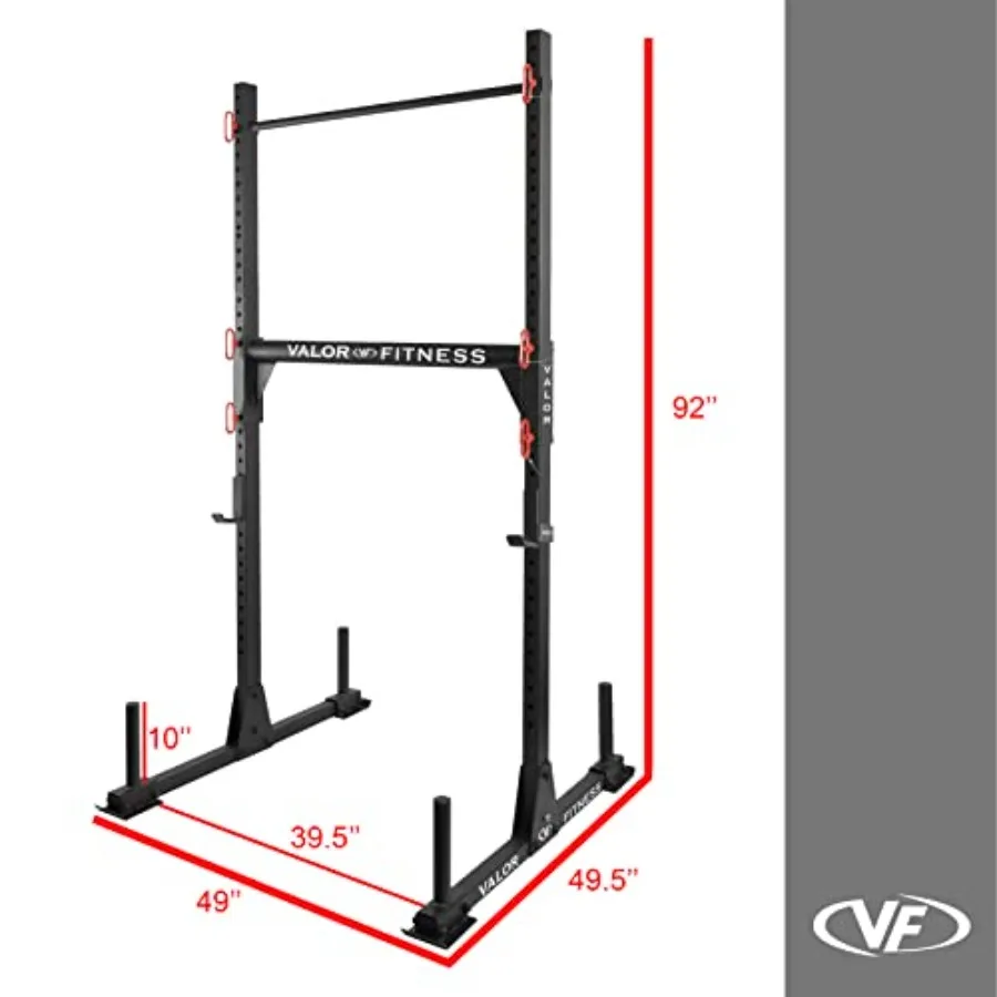 Strongman yoke rack BD-21 for functional training steel construction black finish heavy-duty J-hooks integrated squat rack benc
