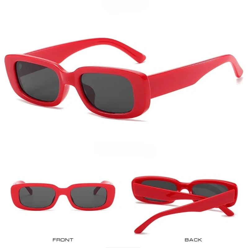 Small Square Sunglasses Women Plastic Frame  Gradient Sunglasses Female Trendy Brand Designer Eyeglasses UV400