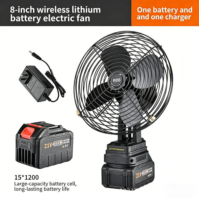 Rechargeable Lithium Battery Mini Electric Fan Strong Wind High Airflow Portable Cooling Fan Quiet Operation 12 Hours Runtime view 5