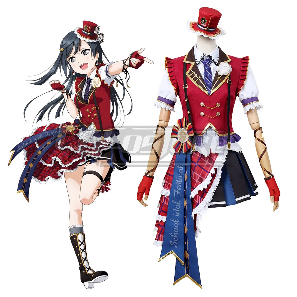 Love Live! Setsuna Yuki Cosplay Costume  Anime  Dresses Christmas Halloween Freeshipping CG606CZH