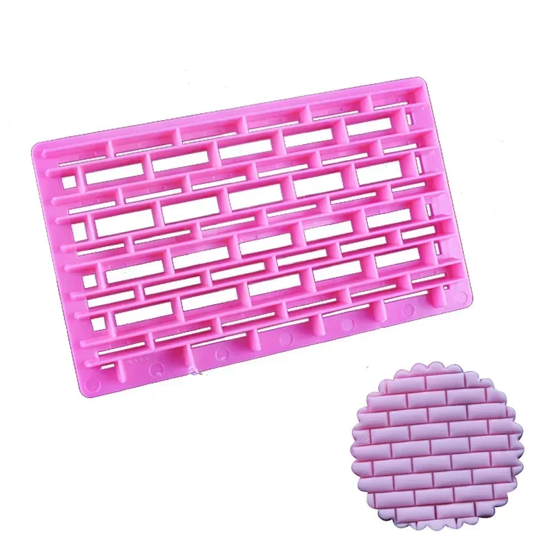 Chocolate Baking Accessory Creative Fashion Baking Handmade Molds Brick Pattern Cake DIY Printing Cutting Die Fondant Cutter