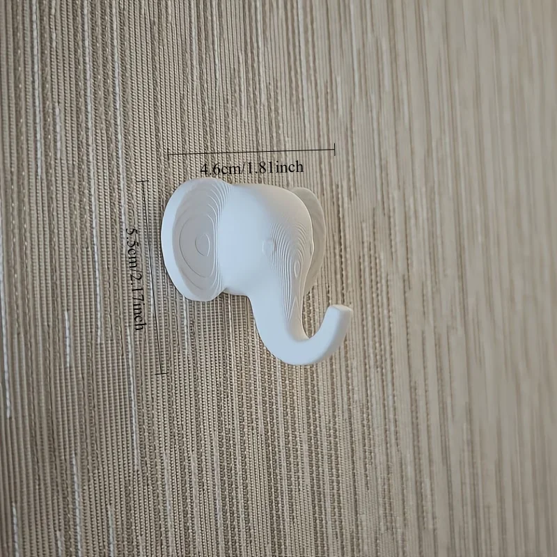 Elephant Head Single-wall Hook - 3D Printing Wall ulasan dan harga