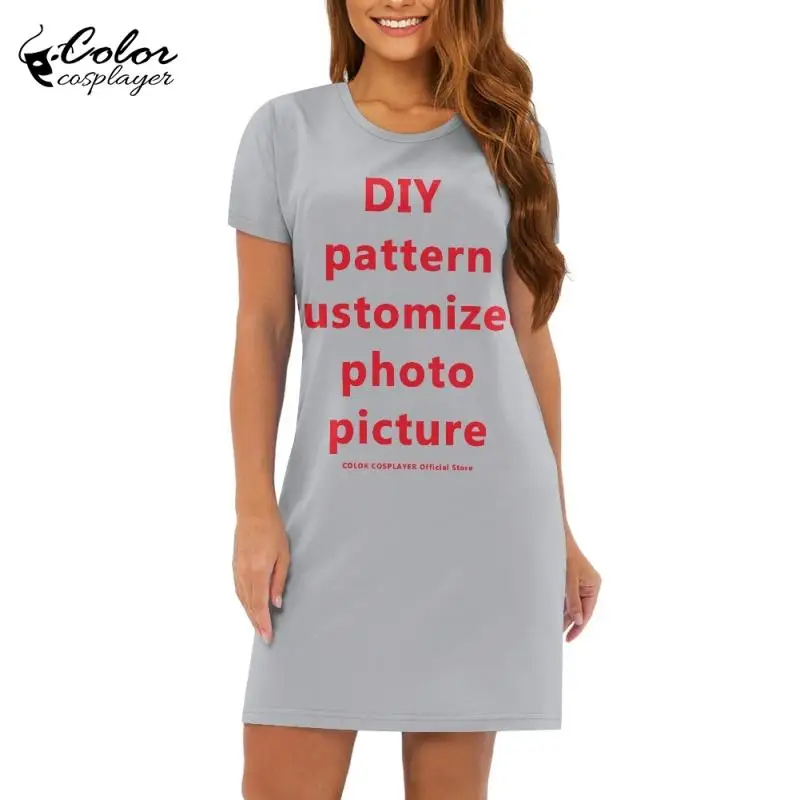 

Color Cosplayer Customized Dress Bodycon Anime Pattern Diy Robe Stage Cosplay Costume Carnival Festival Fan Club Outfit Adult