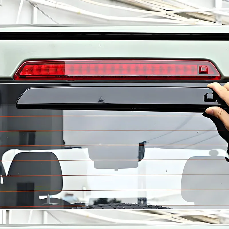 For BAW EMC 212 T01 2024 2025 2026 Black Tailgate Hatch Door High Warning Brake Light LED Protector Cover Car Styling