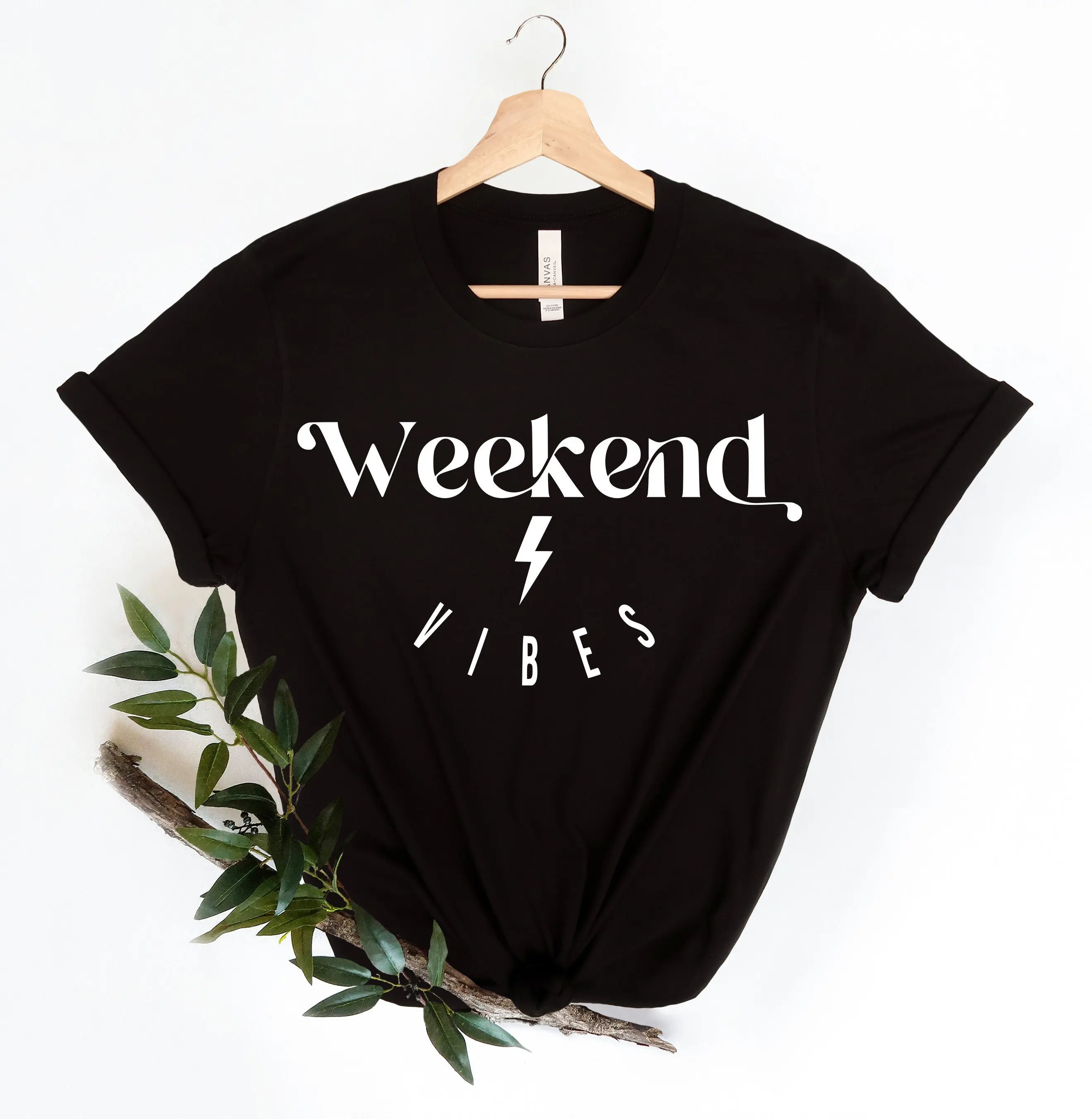 Weekend Vibes T Shirt Girls Vacay Trip Hello Friday Sunday Funday