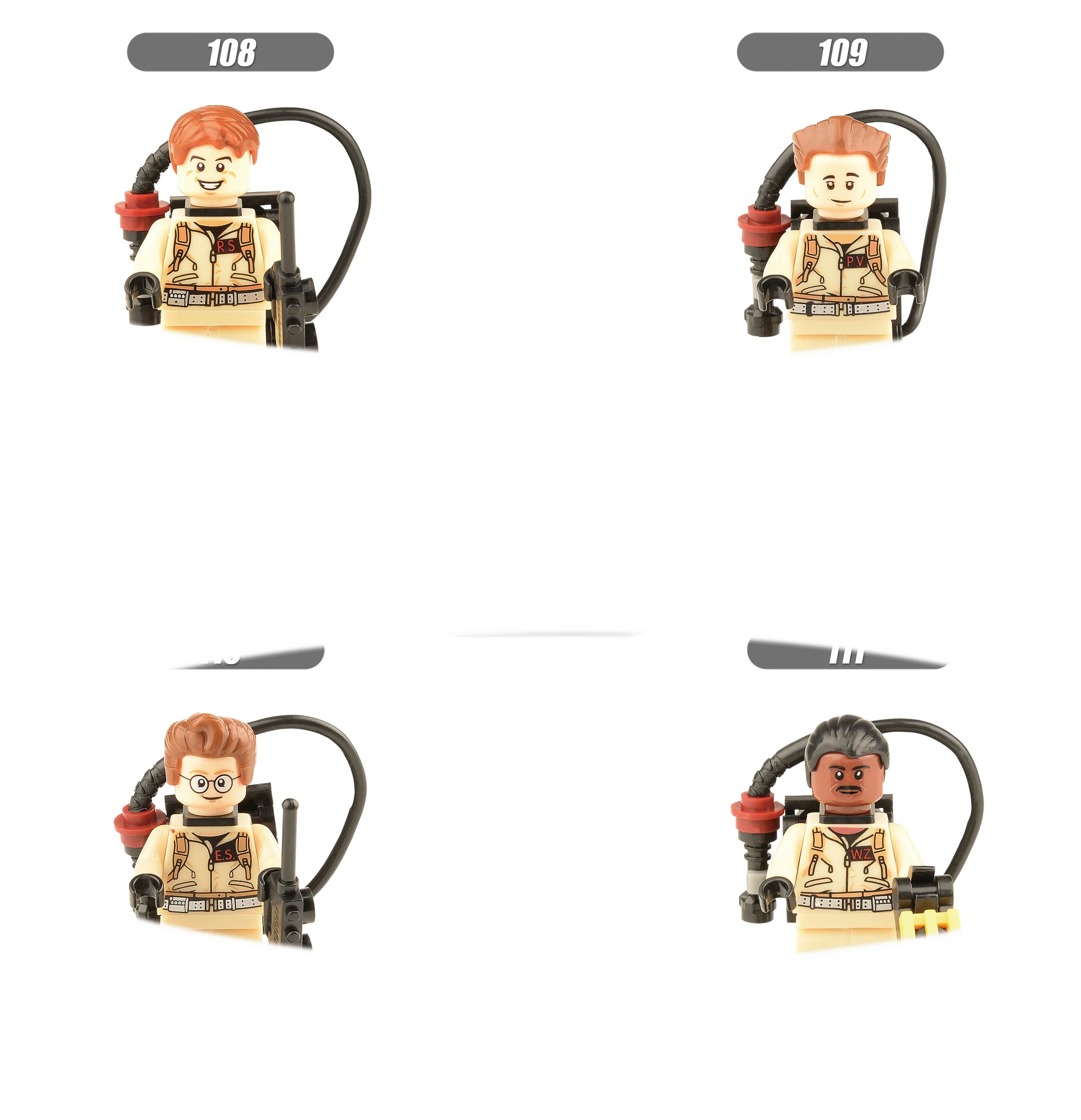 4 قطعة/المجموعة Ghostbusters بناء الشكل اللعب