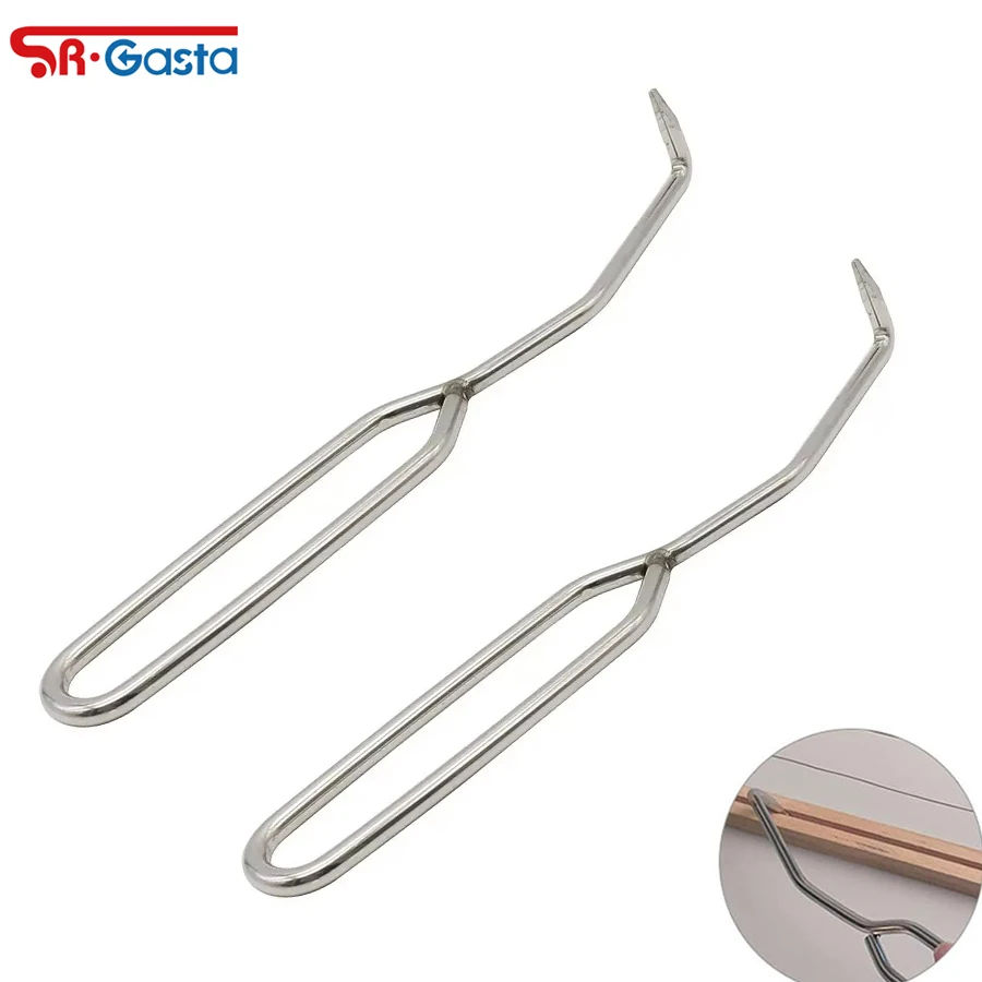 

2pcs Beehive Cleaning Hook Hive Scraper Stainless Steel Beehive Cleaning Hook Bee Hive Frame Cleaning Tool Beekeeping