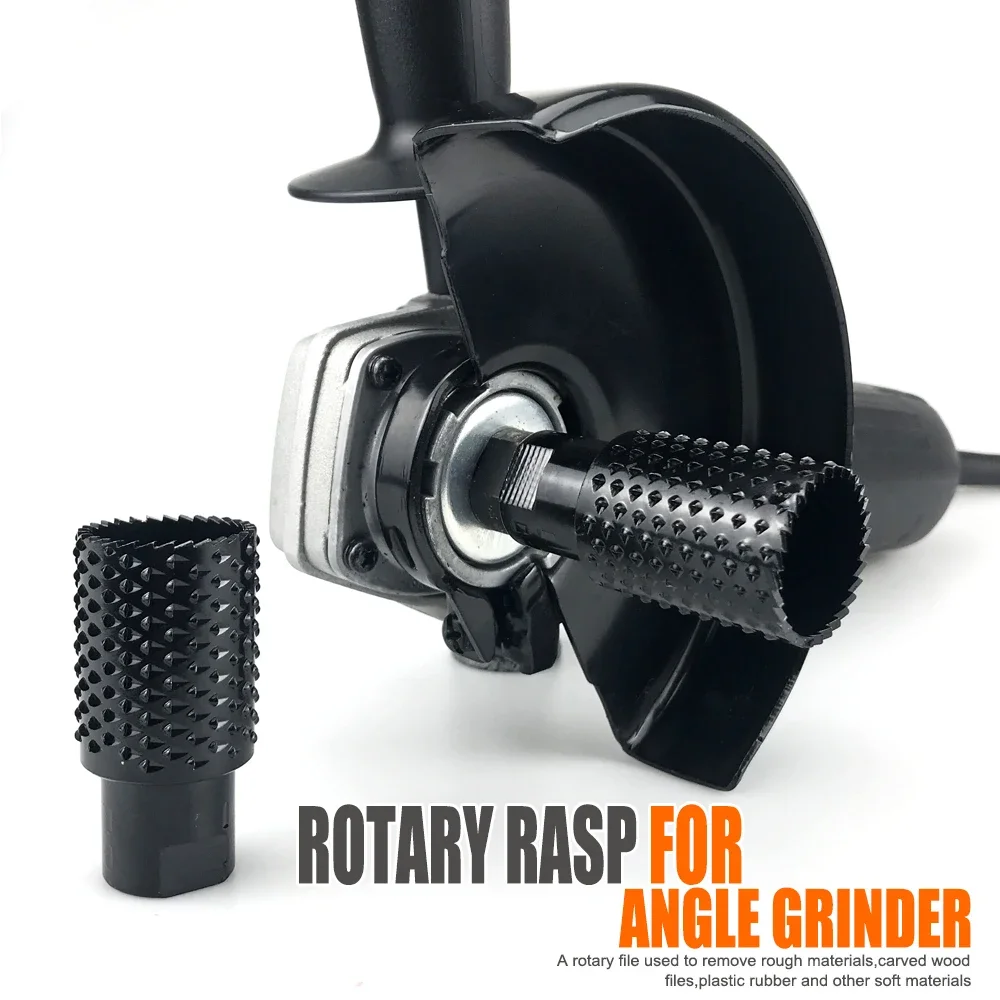 Rotary Rasp for Angle Grinder 100/125 Type M10 M14 Wood Grinding Carving File Burr Sanding Disc Head Abrasive Drill bit sharpner