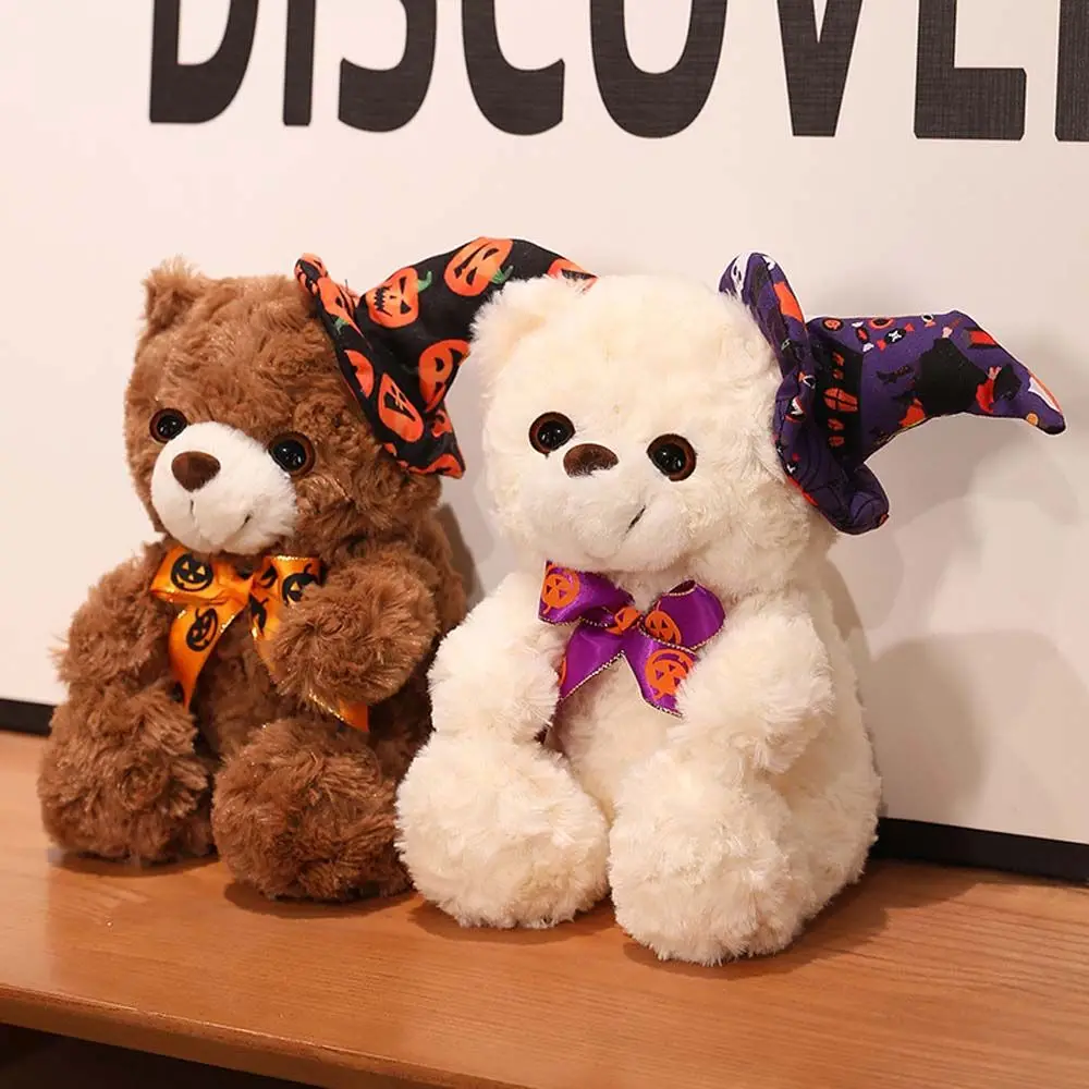 

Halloween Soft Plush Bear Doll Pumpkin Home Decoration Halloween Plush Toy Bear Plush Doll Teddy Bear Plush Toy Stuffed Toys