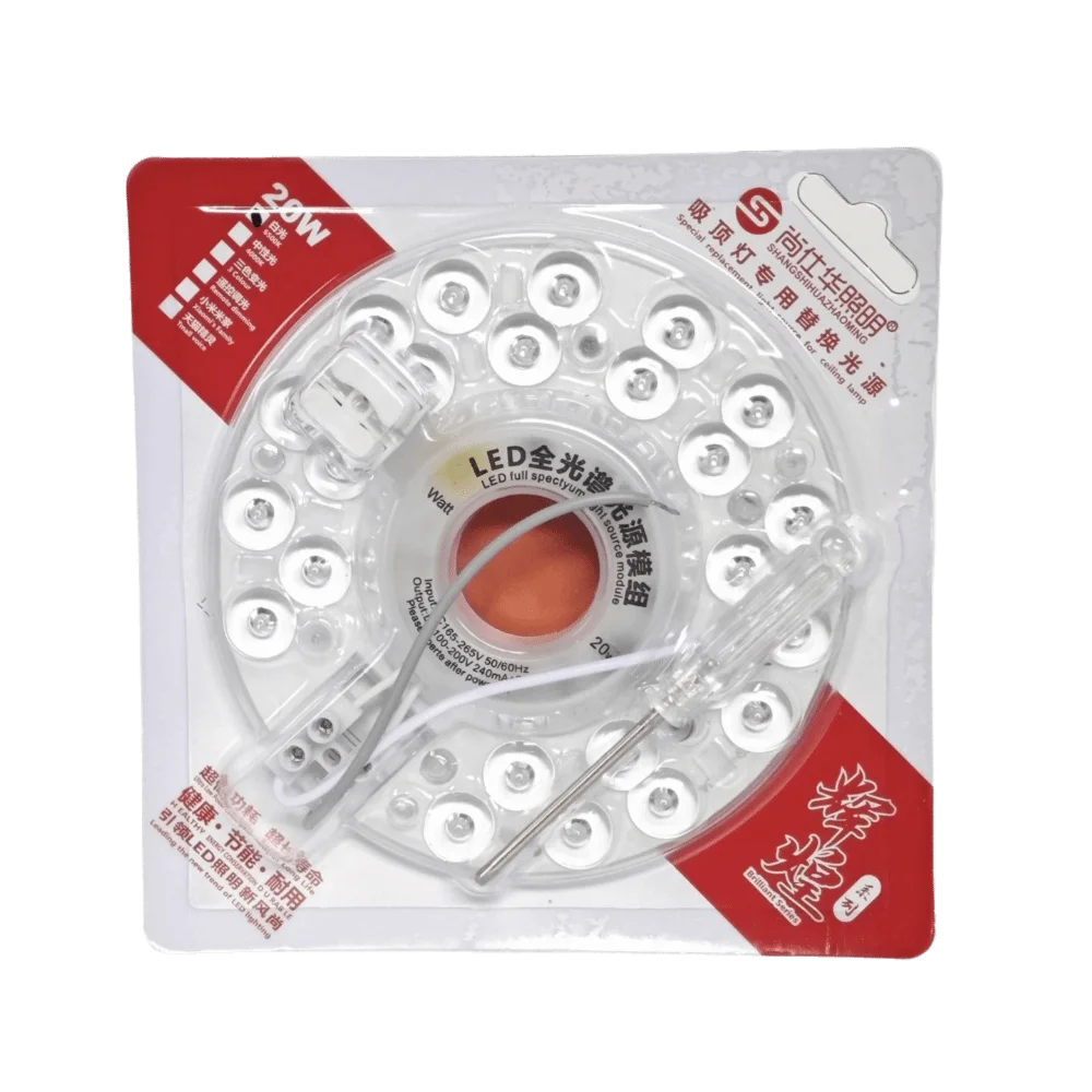 LED Ring Round Shape LED Panel Light AC Power 20W 40W 60W 100W Ceiling Light Circular Lamp Board Ceiling Fan Light