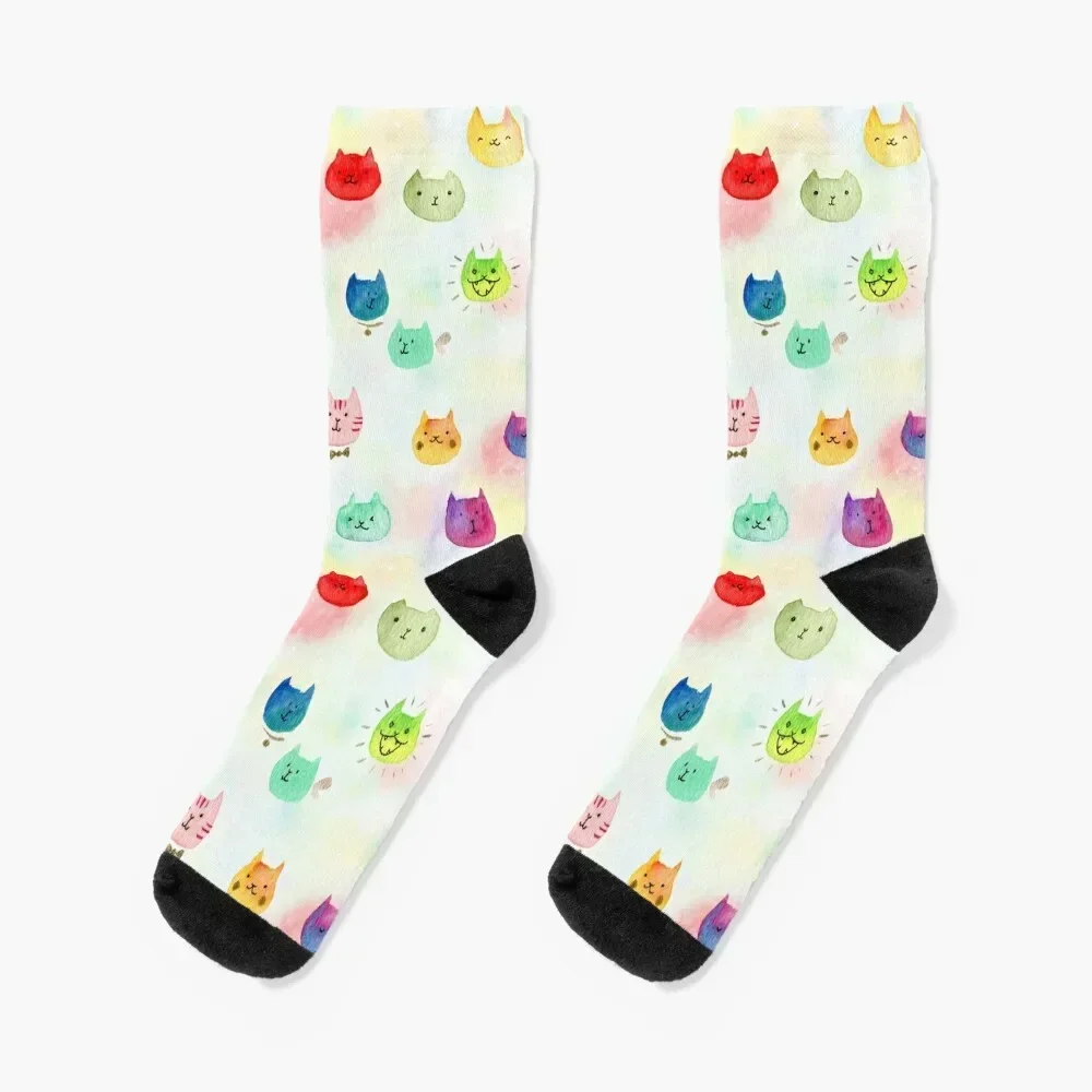 

Cat confetti Socks aesthetic custom sports Thermal man winter winter gifts Men's Socks Luxury Women's