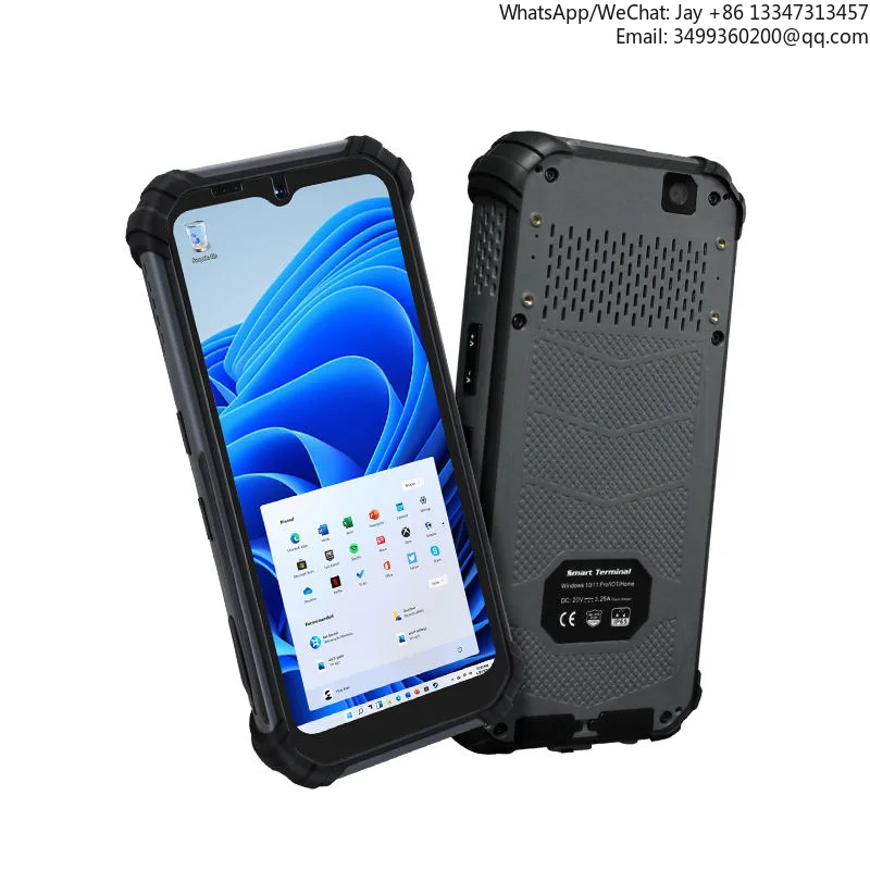 

Industrial 6.5" Windows Rugged PDA Handheld Mobile Computer NFC 4G LTE 2D Barcode Scanner Pocket PC 5000mAh