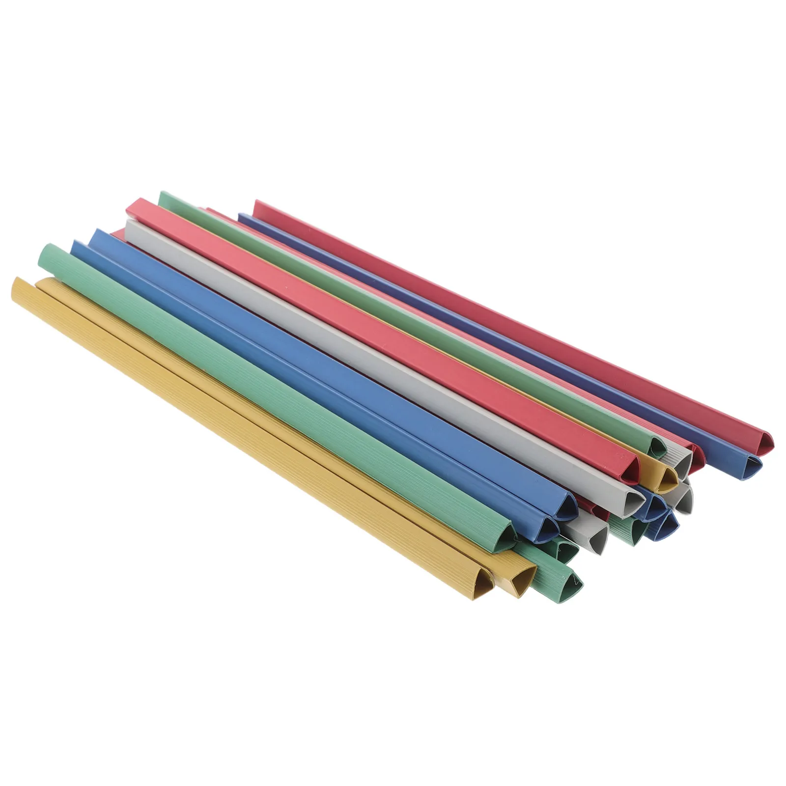 

25Pcs Sliding Binder Bars Plastic Clips for A4 Letter Document Files Reports Presentation Office School Use File Clips