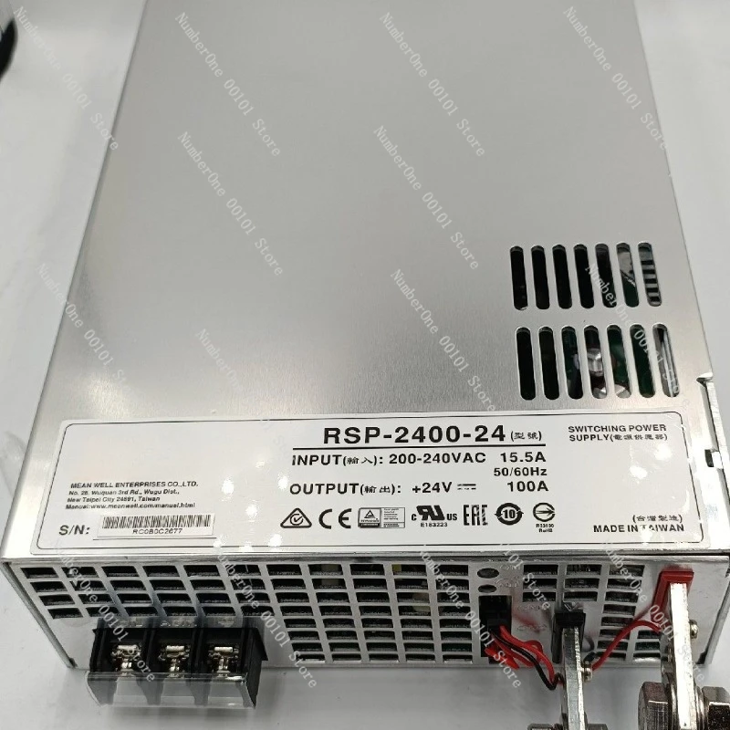 RSP2400-24 Switching Power Supply High-power PFC Switching Power Supply 24V High-efficiency 2400W Can Be Connected in Parallel S