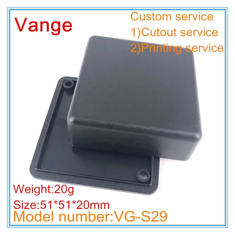 Vange electronics enclosure box 51*51*20mm ABS plastic project box