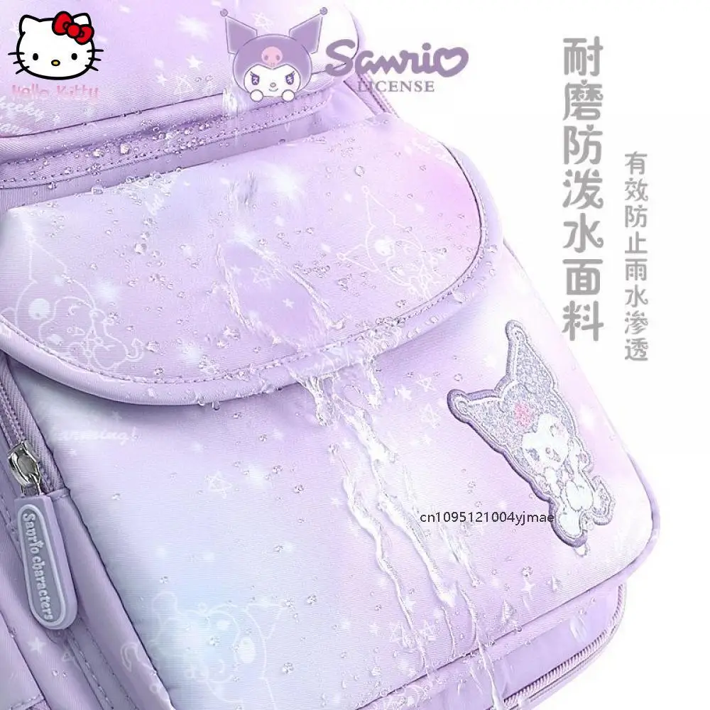 حقيبة ظهر جديدة للأطفال من Sanrios Anime Cinnamoroll حقيبة ظهر ذات سعة كبيرة حقيبة كتف ميلودي كورومي كارتونية للطلاب