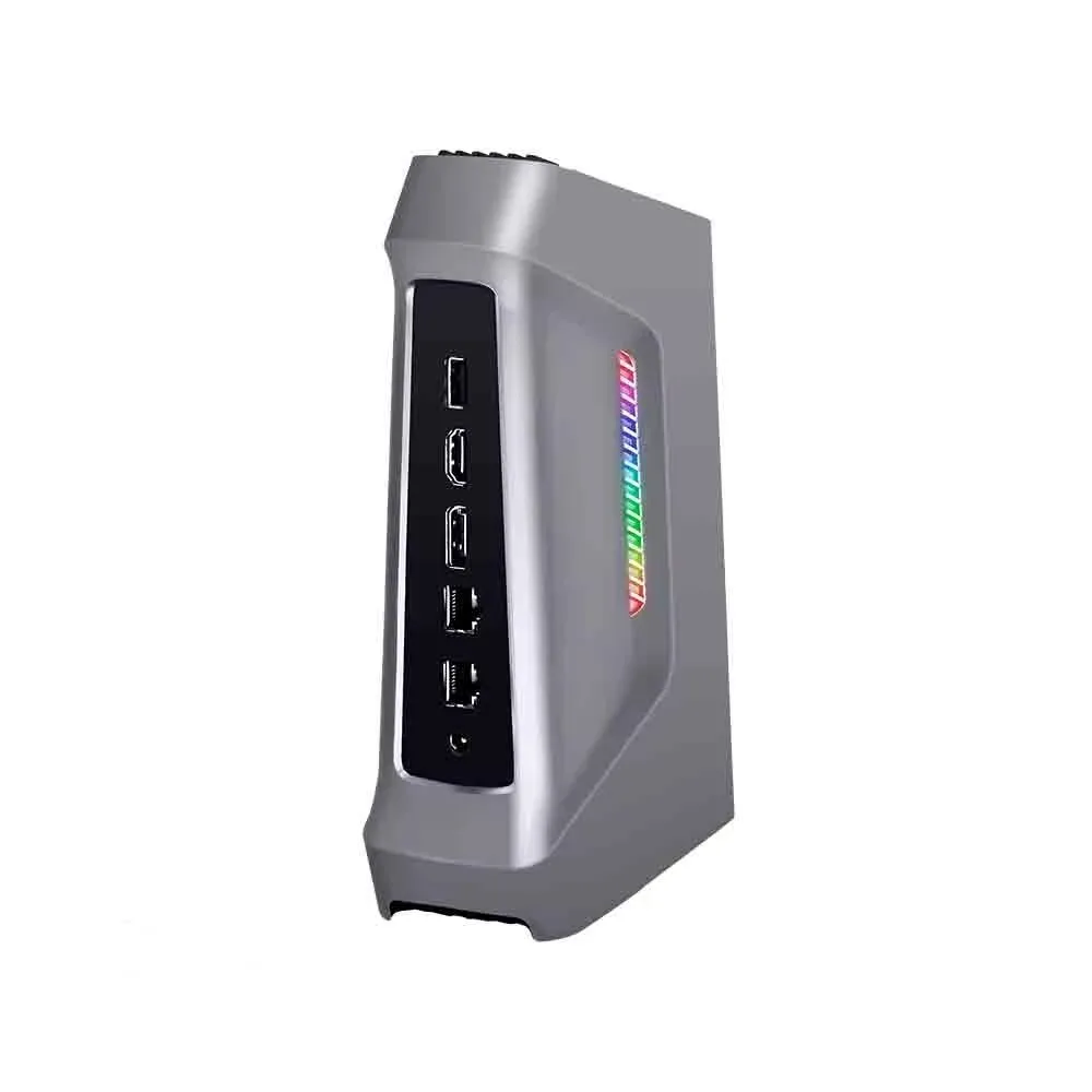 معالج Mini Pc Intel Core Ultra U7-155H Win11 Pro Dual Lan ثنائي القناة DDR5 فتحة كمبيوتر صغير للألعاب #5