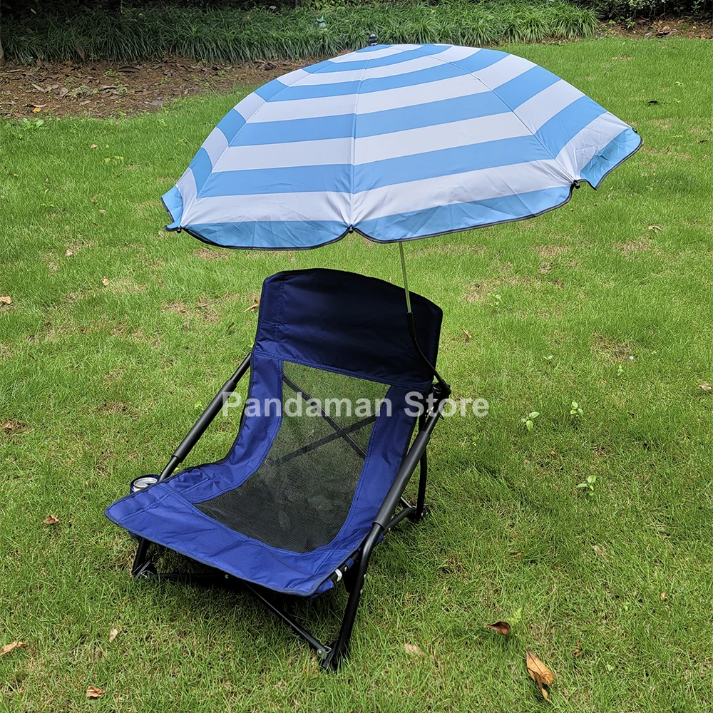 Camping Beach Chair Fixture Umbrella Adult Beach Chair Outdoor Sunshade Umbrella