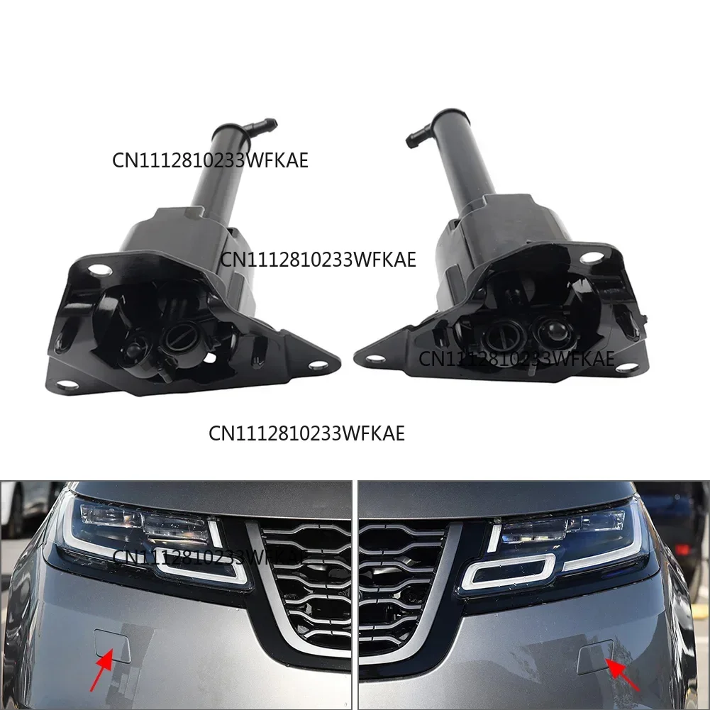 1Pcs Car Headlight Washer Nozzle LR102048 LR102049 For Land Rover Range Rover Velar 2018-2021