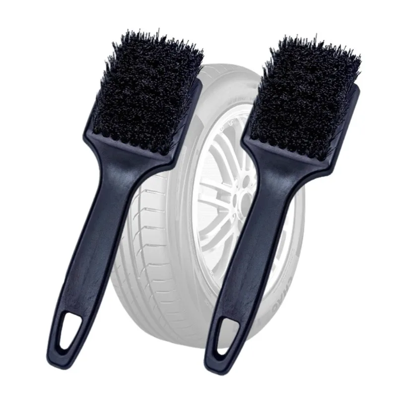 Car Tire Rim Brush Wheel Hub Cleaning Brushes Car Wheels Detailing Cleaning Accessories Black Tire Auto Washing Tool