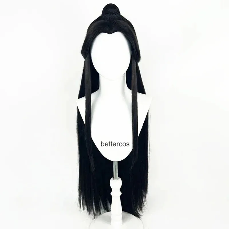 

ff34Xie Lian Anime Heaven Official's Blessing Black Hair Tian Guan Ci Fu Hanfu Wigs XieLian Cosplay + Wig Cap