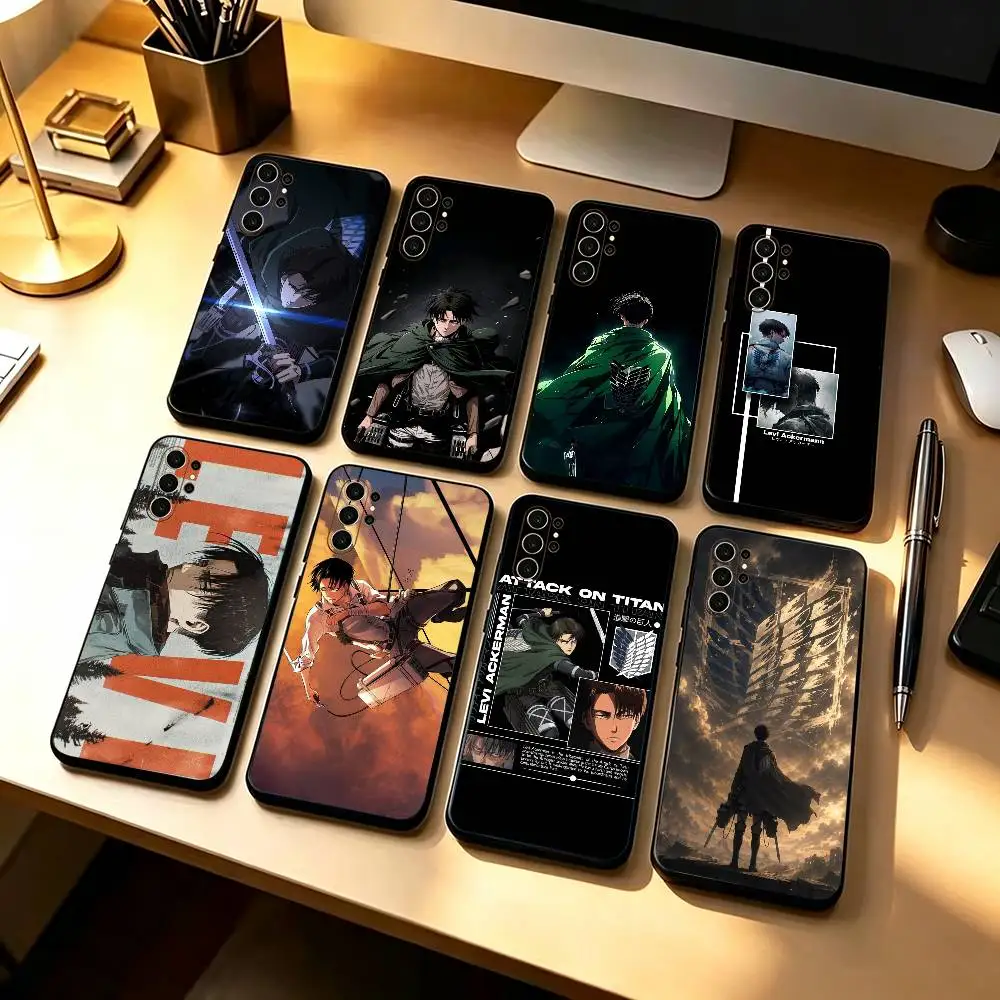 Strongest Soldier Captain Levi AOT  Painted Phone Case For Samsung S26,21,22,23,24,25,20,10,9,8,7,Ultra,Plus, Fe, Lite