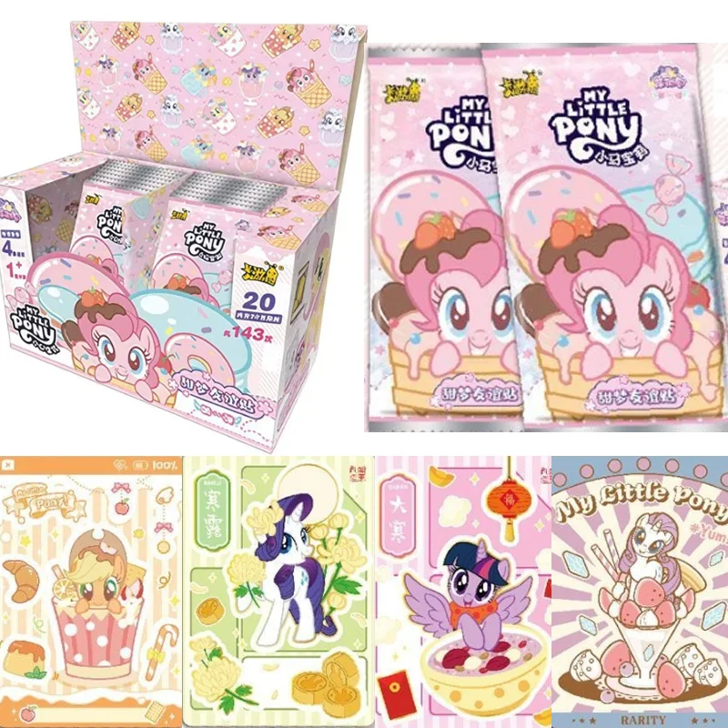 KAYOU Genuine My Little Pony Sweet Dream Friendship Sticker Vol.1 My Little Pony Collectible Blind Bag,Anime Rare Sticker Gift