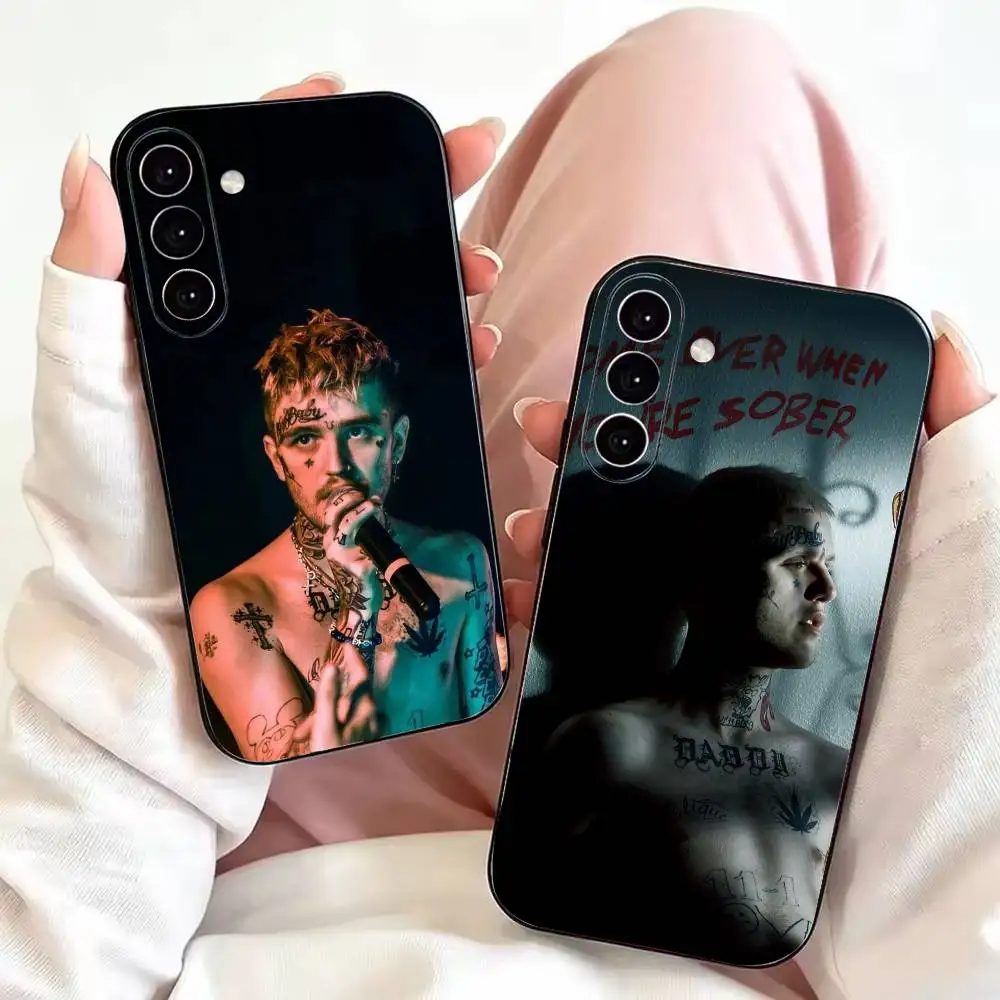 Singer L-Lil P-Peep   Phone Case Black Silicone Soft For Samsung Galaxy A73,A72,A71,A70,A53,A52,A51